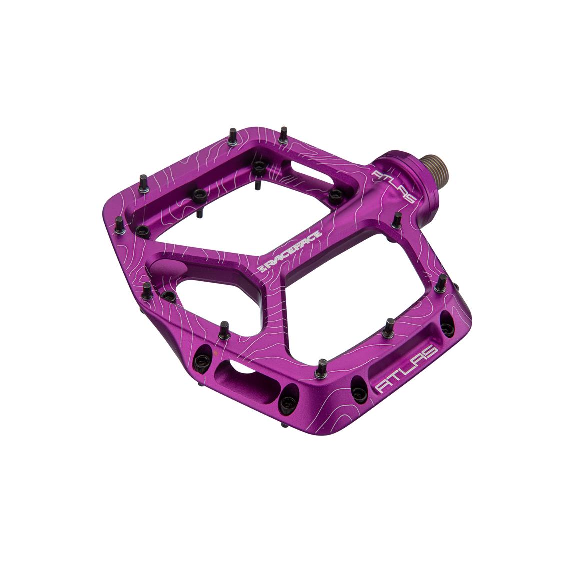Race Face Purple Atlas Pedal - Wide, Durable and High - Performance