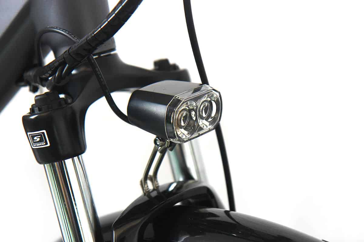 E-Rider Xtrail Premium Advanced Electric Commuter and Adventure Bike with 504wh Battery in Grey Color