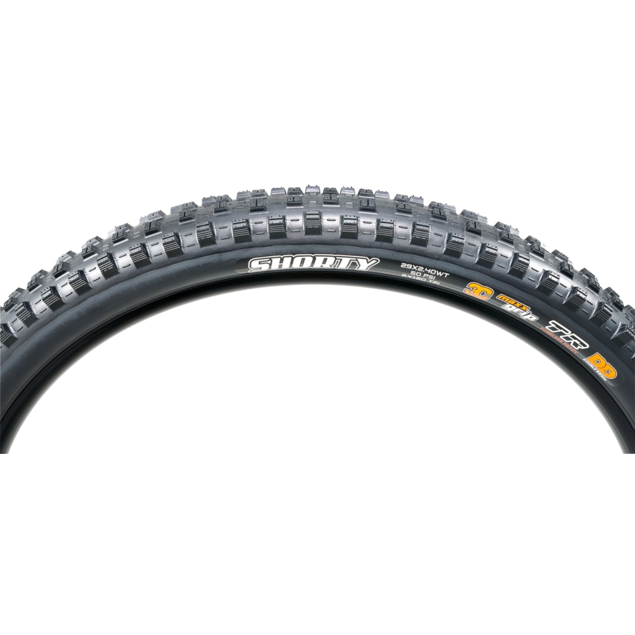 Maxxis Foldable WT Shorty Mountain Bike Tire, 29 x 2.40, 3C/Exo/Tr with Maxx Terra Compound