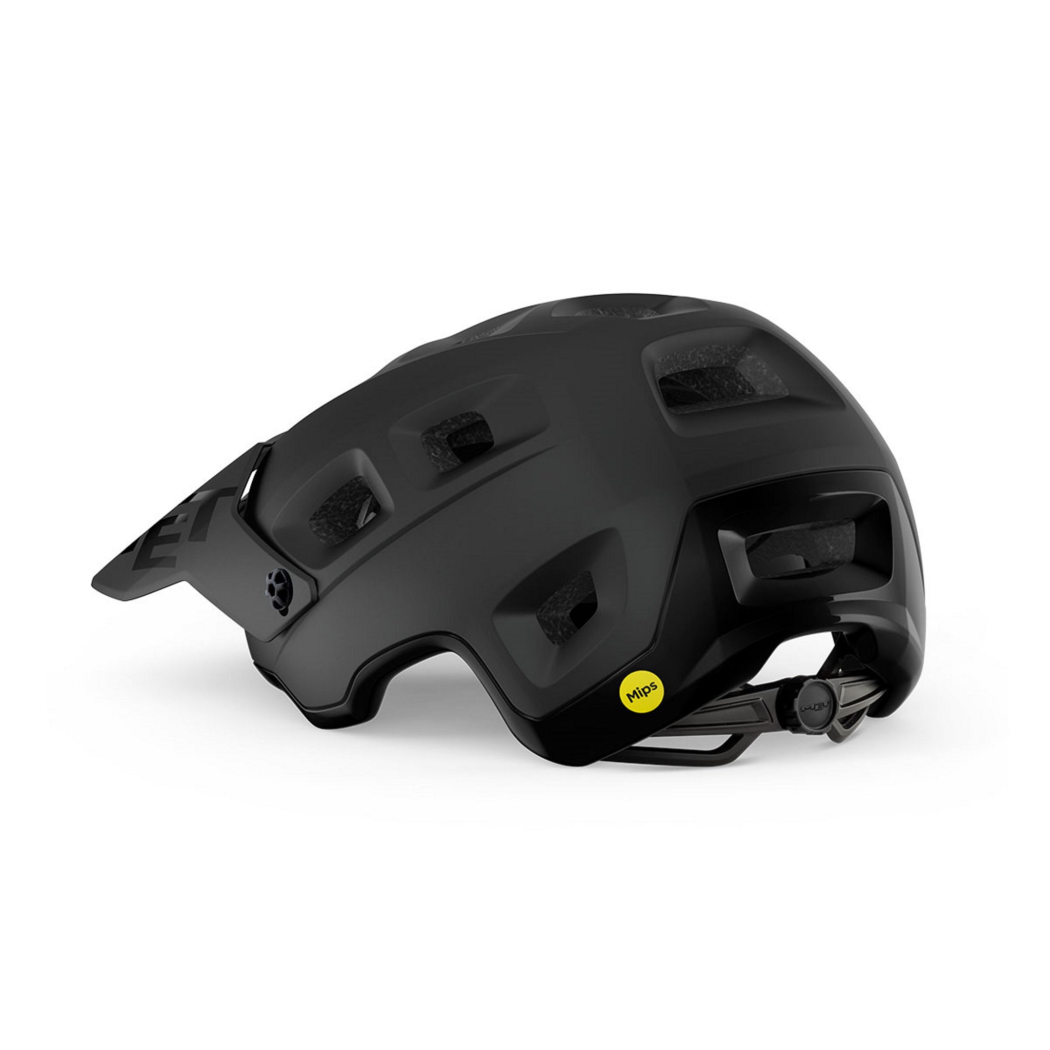 MET Terranova MIPS Trail and E-Bike Riding Helmet in Sleek Black Color