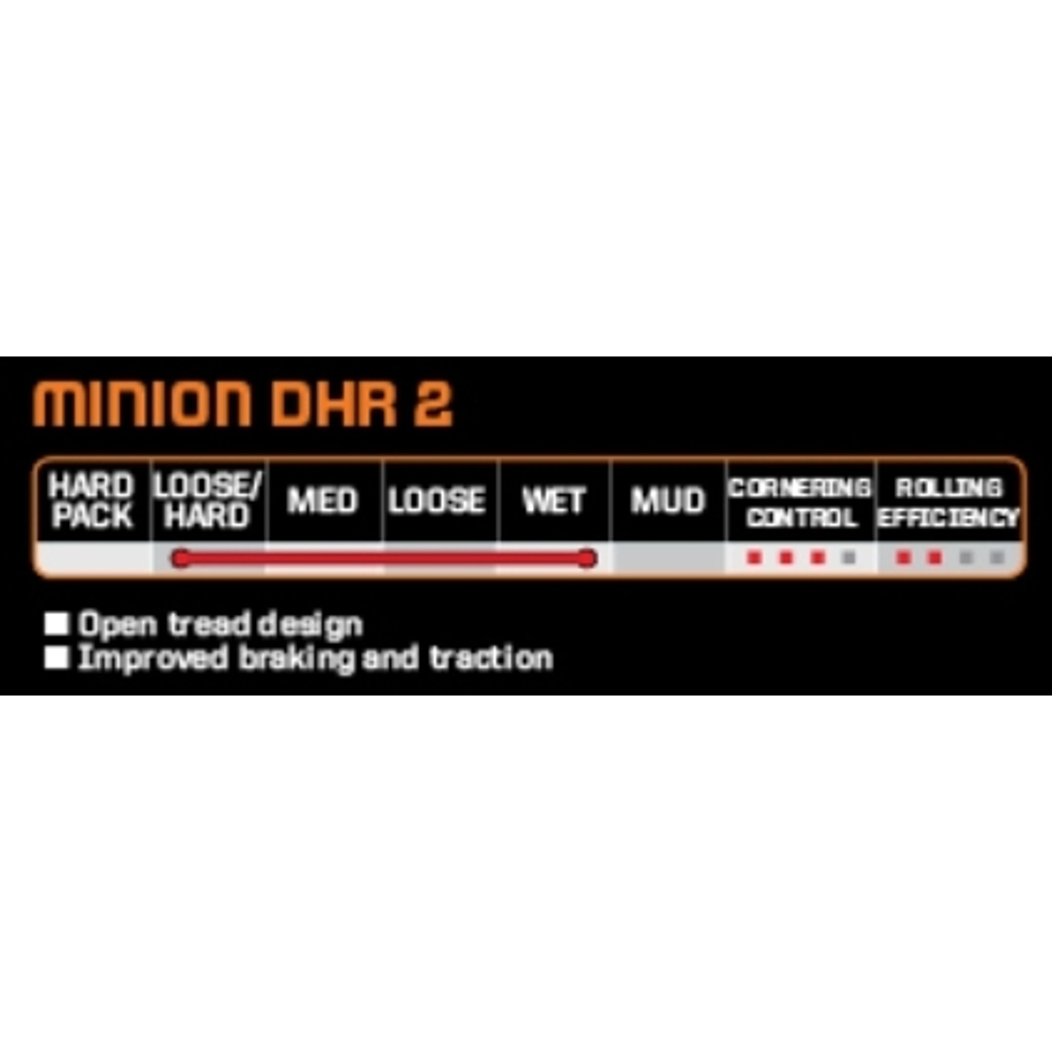 Foldable Maxxis Minion DHR II Mountain Bike Tyre in 27.5 x 2.30 Size with 3C/Exo/Tr Maxx Terra Compound for Aggressive Riding
