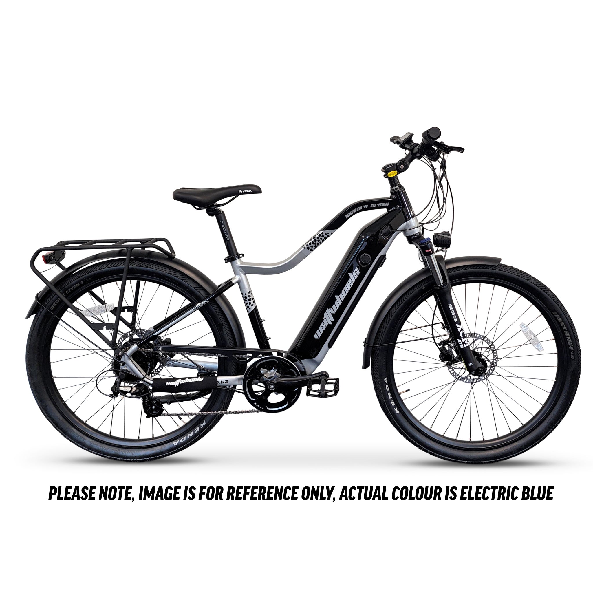 Watt Wheels Bighorn LS Hub Drive Electric Bike with 500Wh Blue Battery