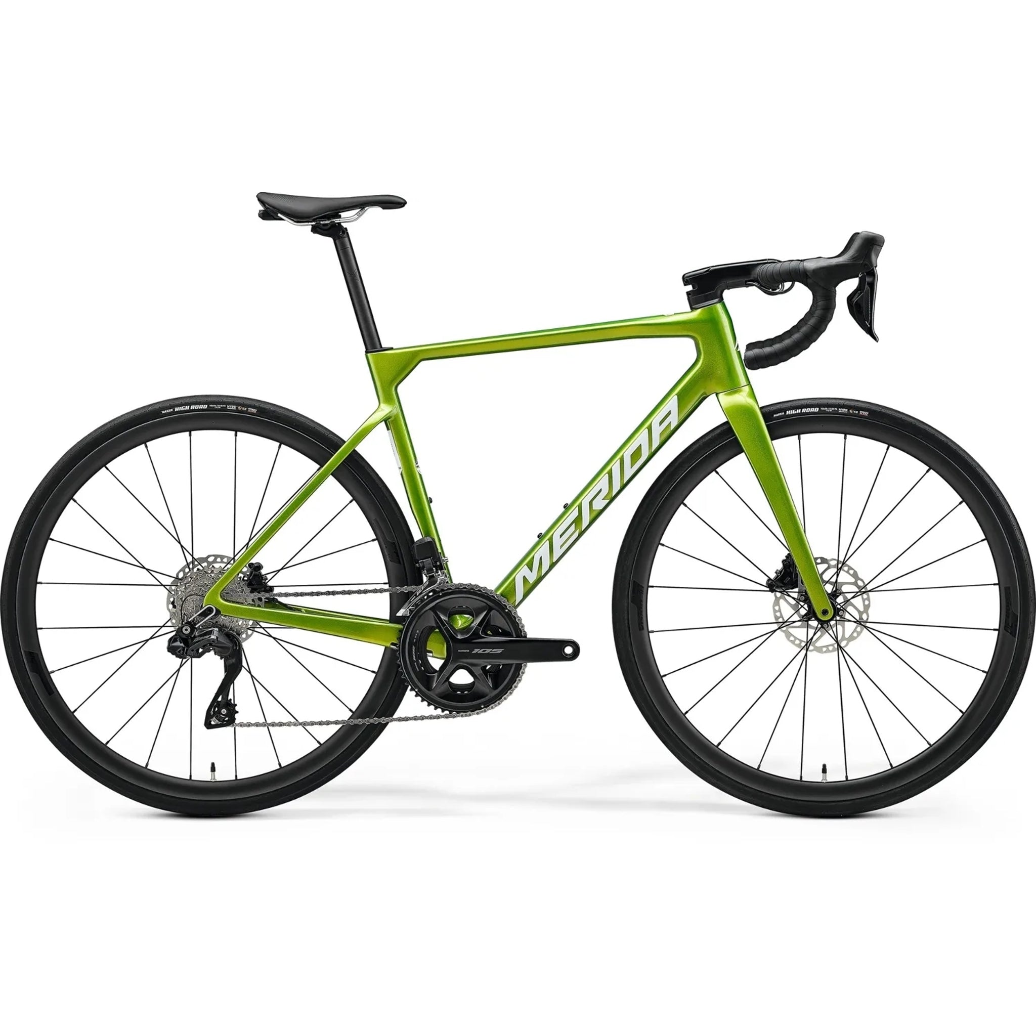 Merida Scultura 6000 High - Performance Fall Green and White Road Race Bicycle for Dedicated Cyclists