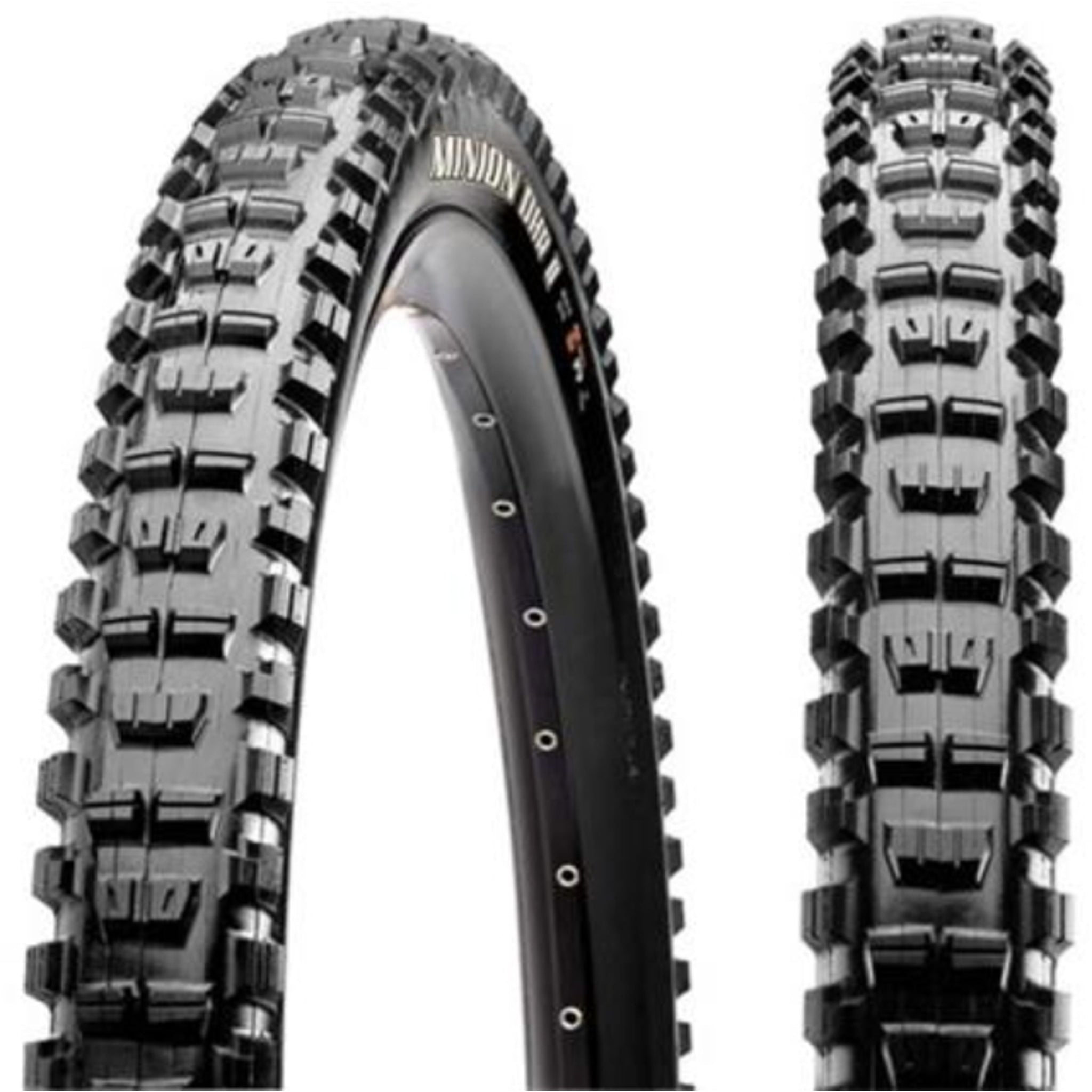 Foldable Maxxis Minion DHR II Mountain Bike Tyre in 27.5 x 2.30 Size with 3C/Exo/Tr Maxx Terra Compound for Aggressive Riding
