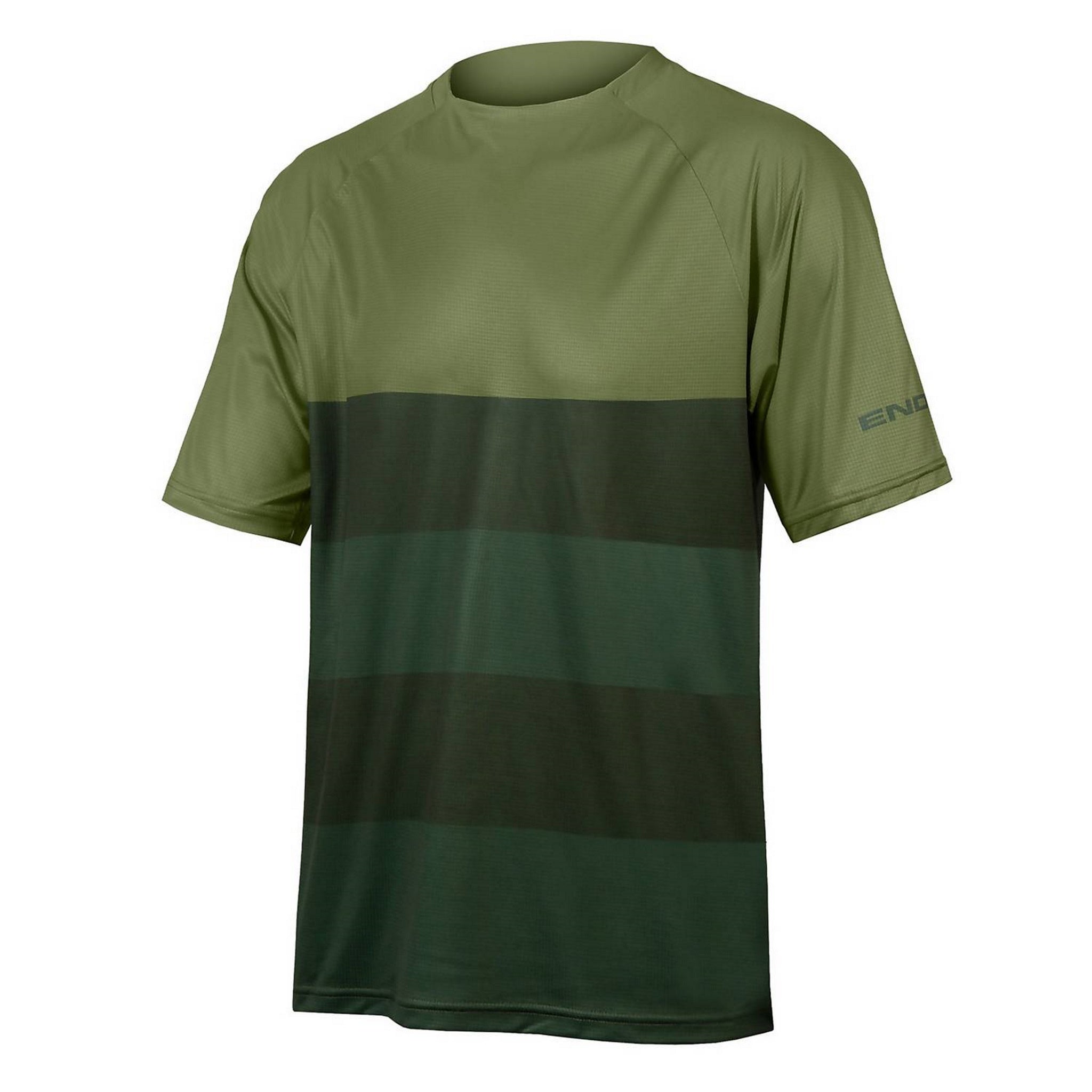 Endura Olive Green SingleTrack Core Short Sleeve Trail Mountain Bike Jersey