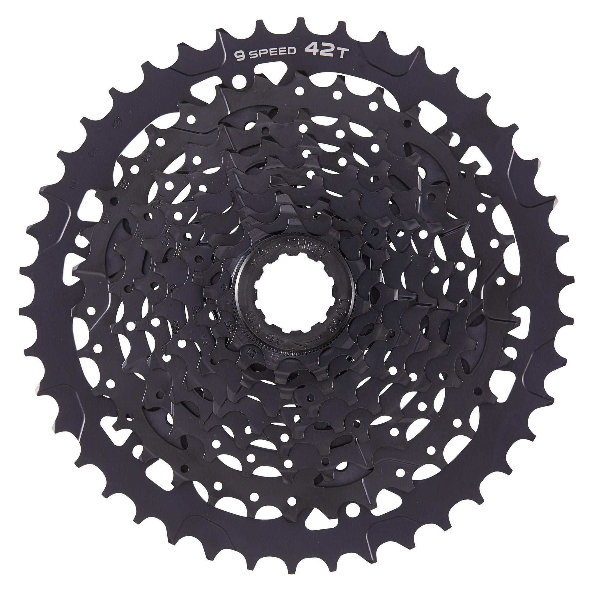 Microshift 9-Speed Advent Cassette in Black Alloy, 11-42T Range