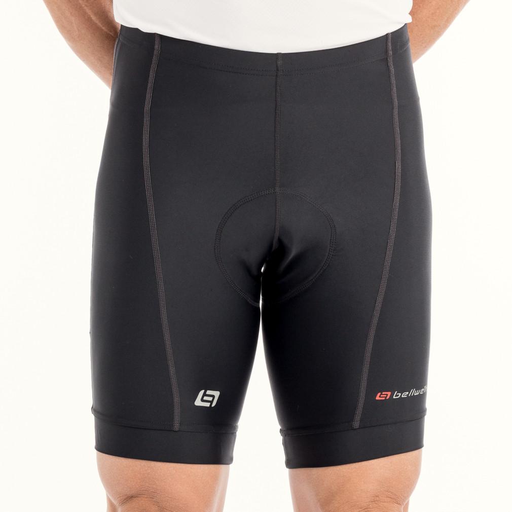 Bellwether Men's Black Endurance Gel Cycling Shorts for Long - Distance Rides