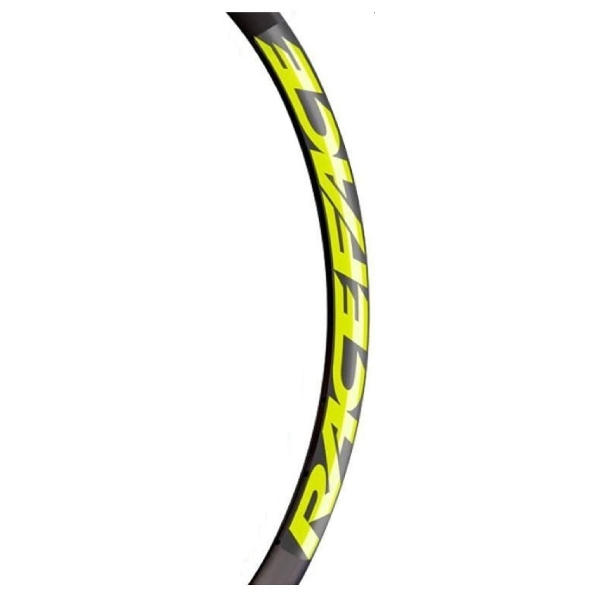 Large Neon Yellow Race Face Rim Decal Kit for Enhanced Bike Style