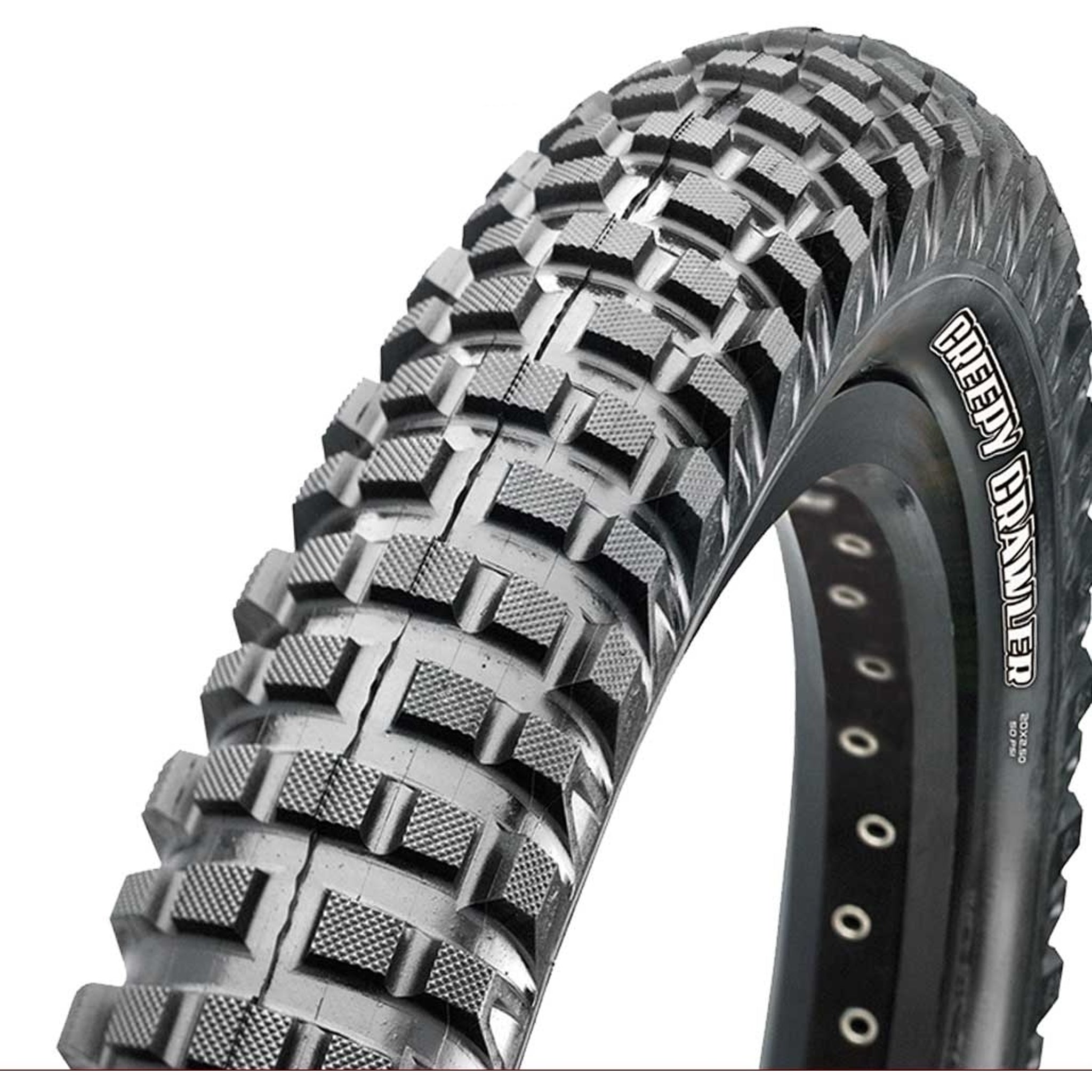 Maxxis High - Performance Front Wire BMX Trial Tyre - Creepy Crawler, 20 x 2, 27 TPI, 42A Hardness