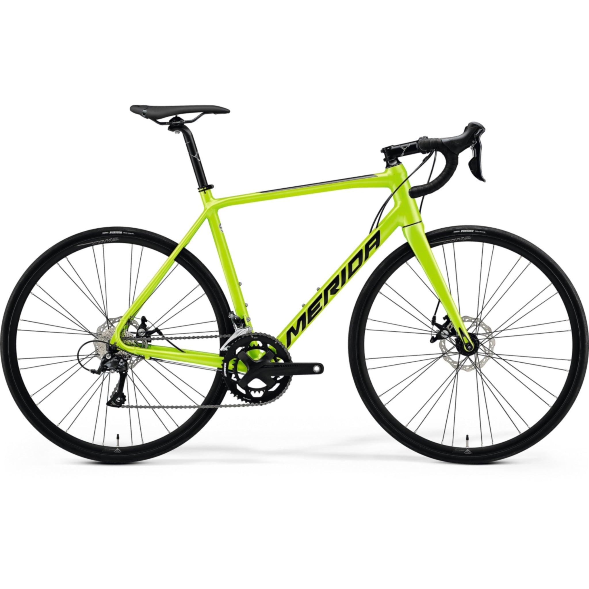 Merida Scultura 200 Matt Team Green/Black Lightweight Road Race Bicycle for Beginners and Comfort - Seekers