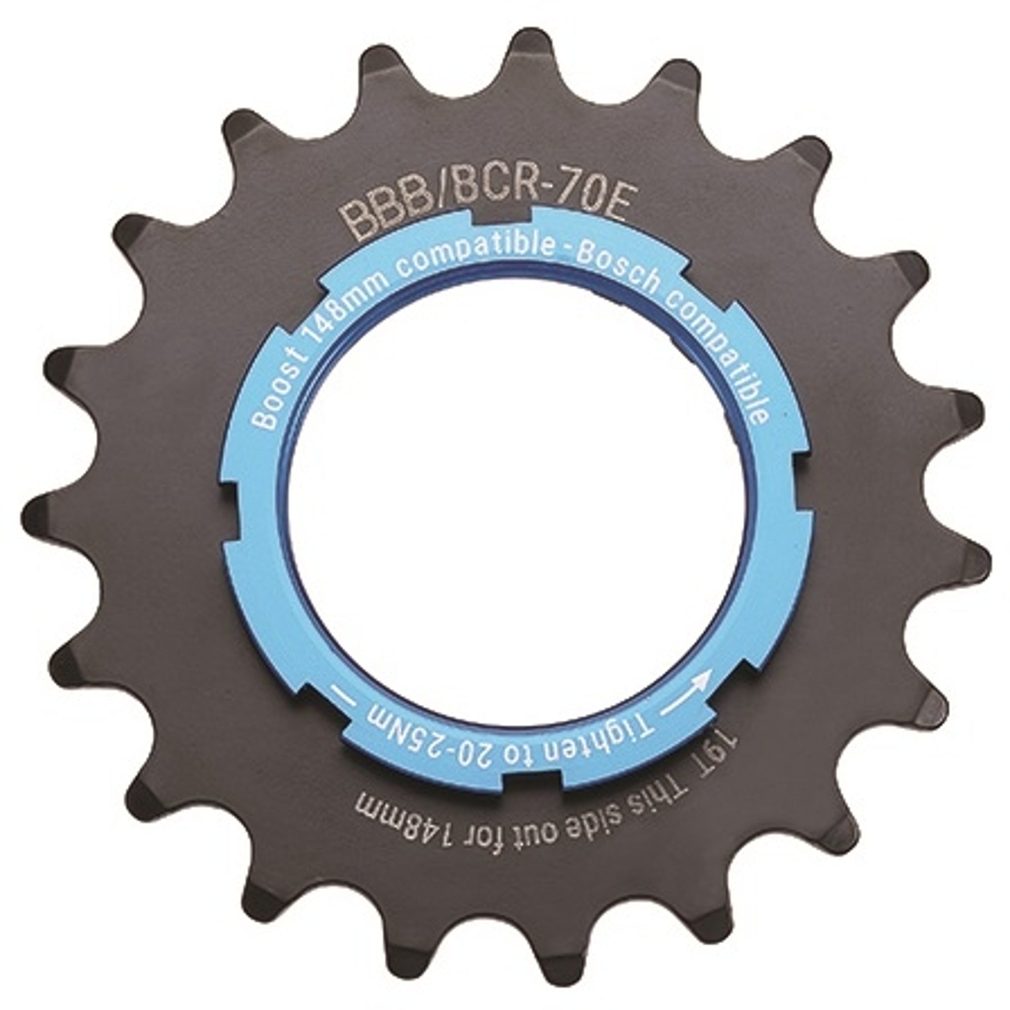 BBB Durable E-Bike Sprocket 19T x 3/32 for Bosch (Boost 148mm Compatible)