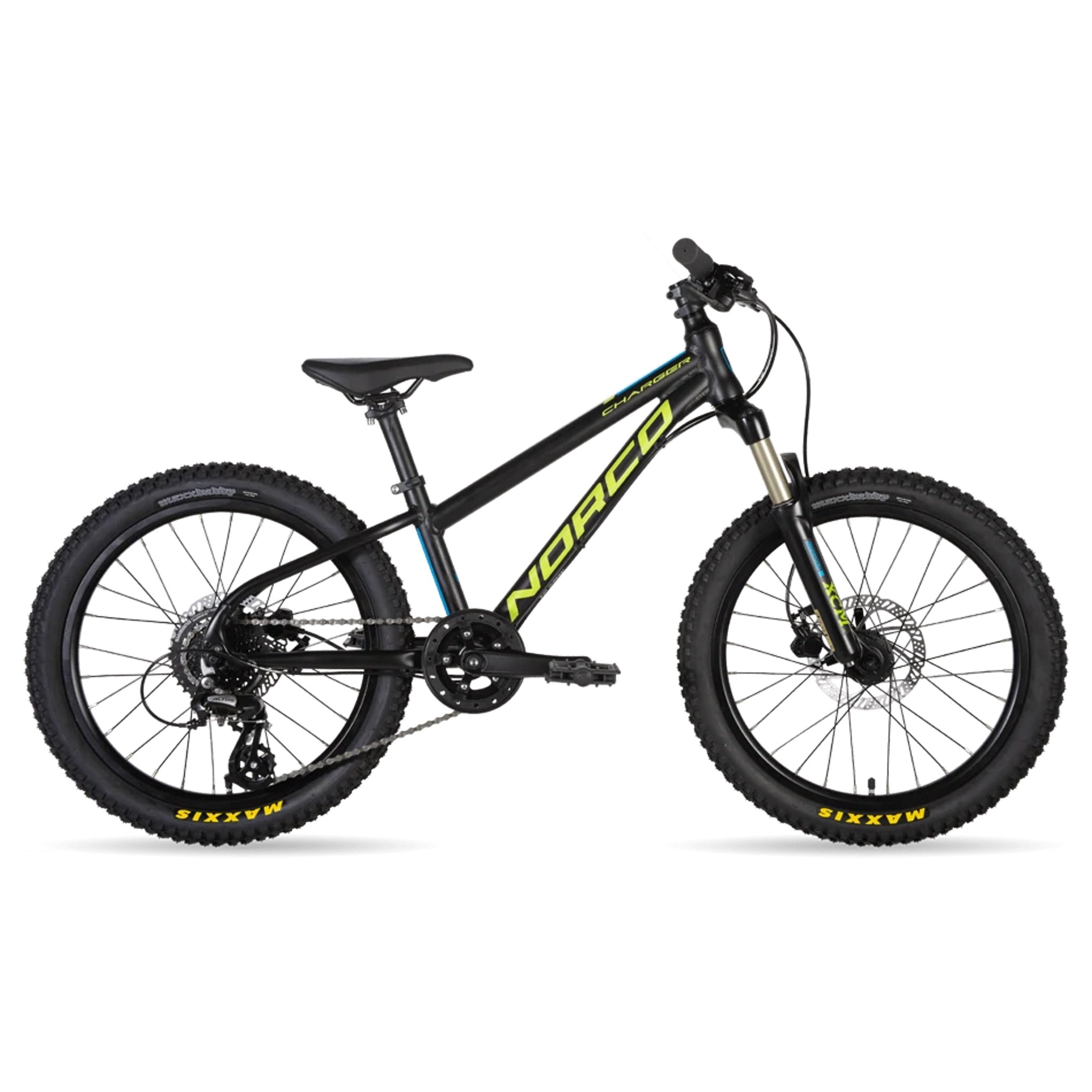 20” Black/Green Norco Charger Lightweight Kids' Mountain Bike
