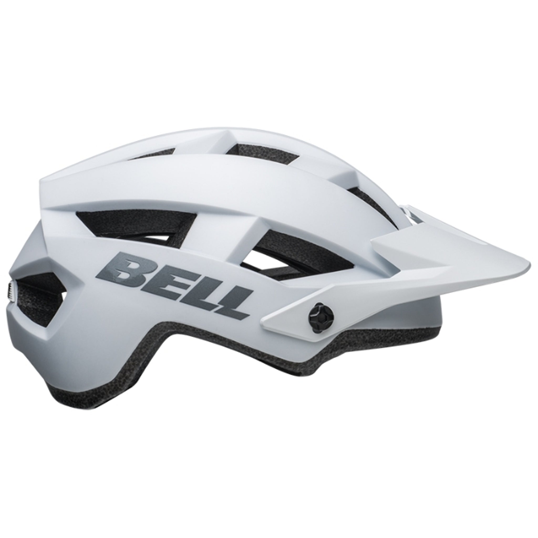 Matte White Bell Spark 2 MIPS All - Round Mountain Bike Helmet