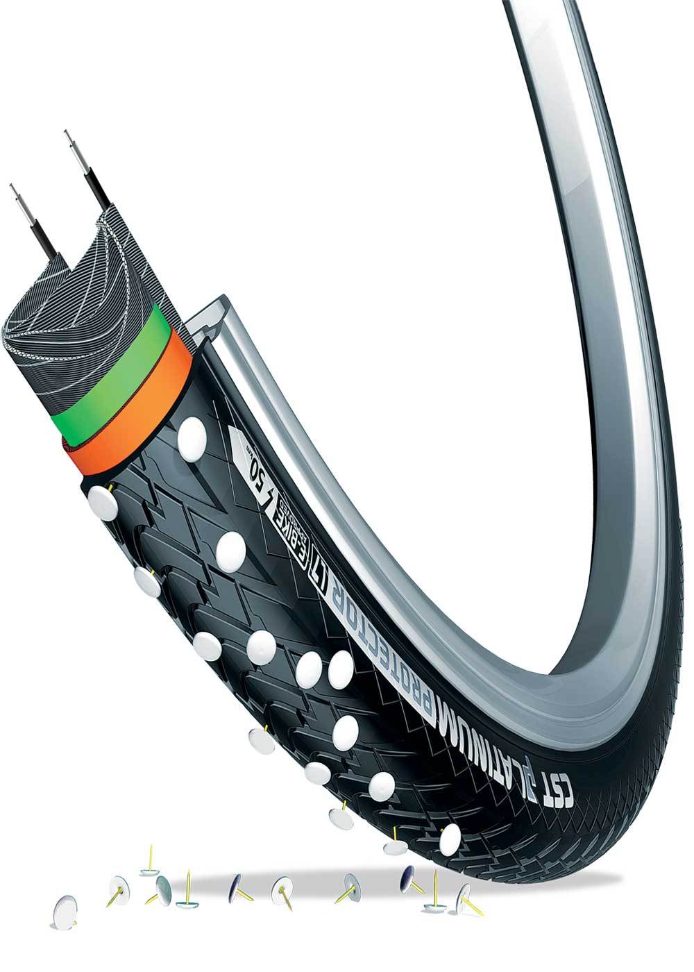 Approved E-Bike 700 x 38 CST Platinum Protector Heavy-Duty Tyre