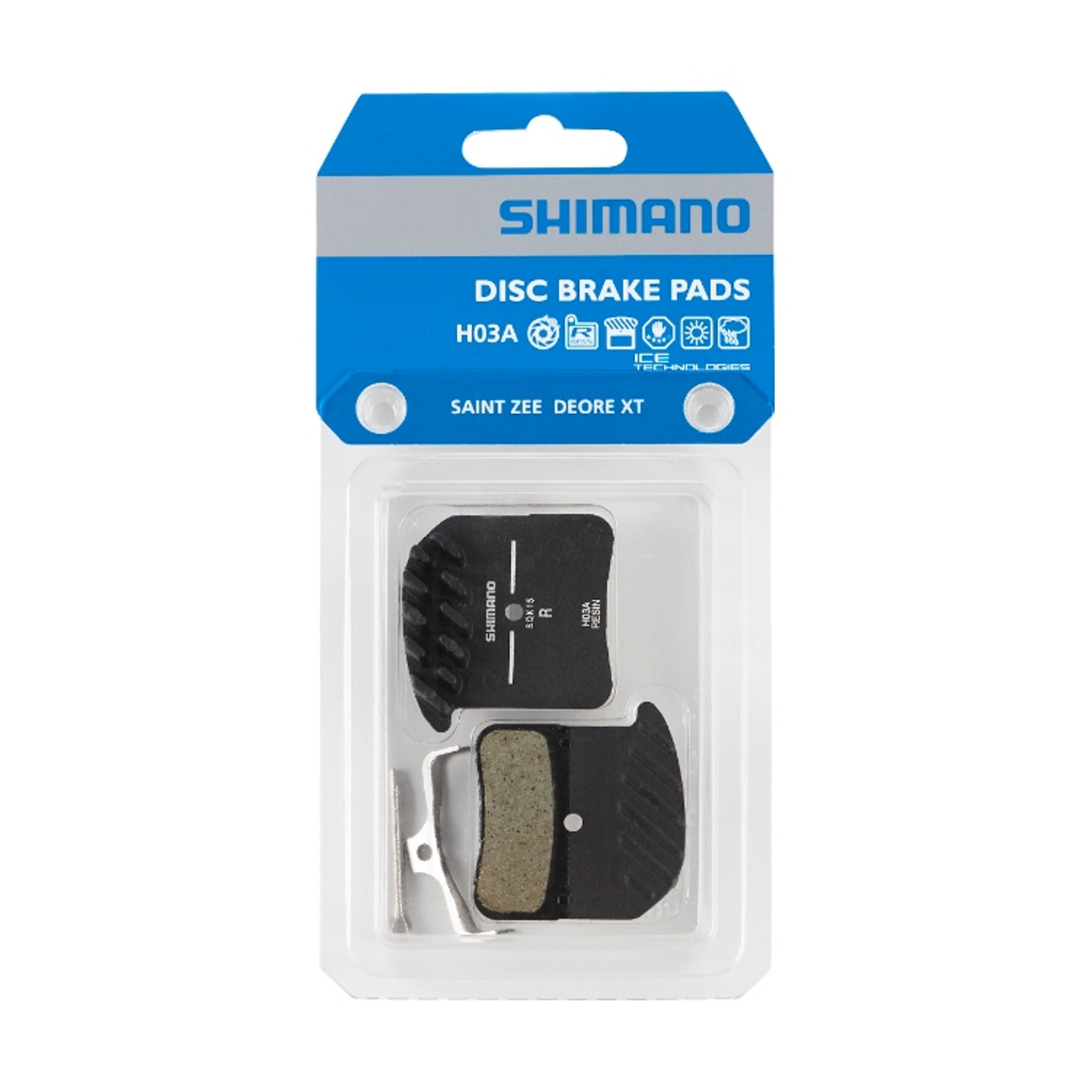 Shimano High - Performance Resin Brake Pads for Deore XT M8000 4 - Piston Braking System