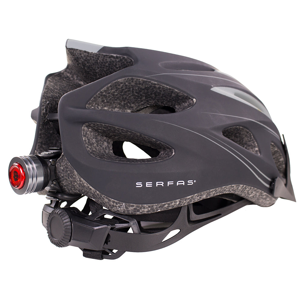 Serfas High - Visibility Titan Helmet Tail Light with 15 - Lumen Brightness
