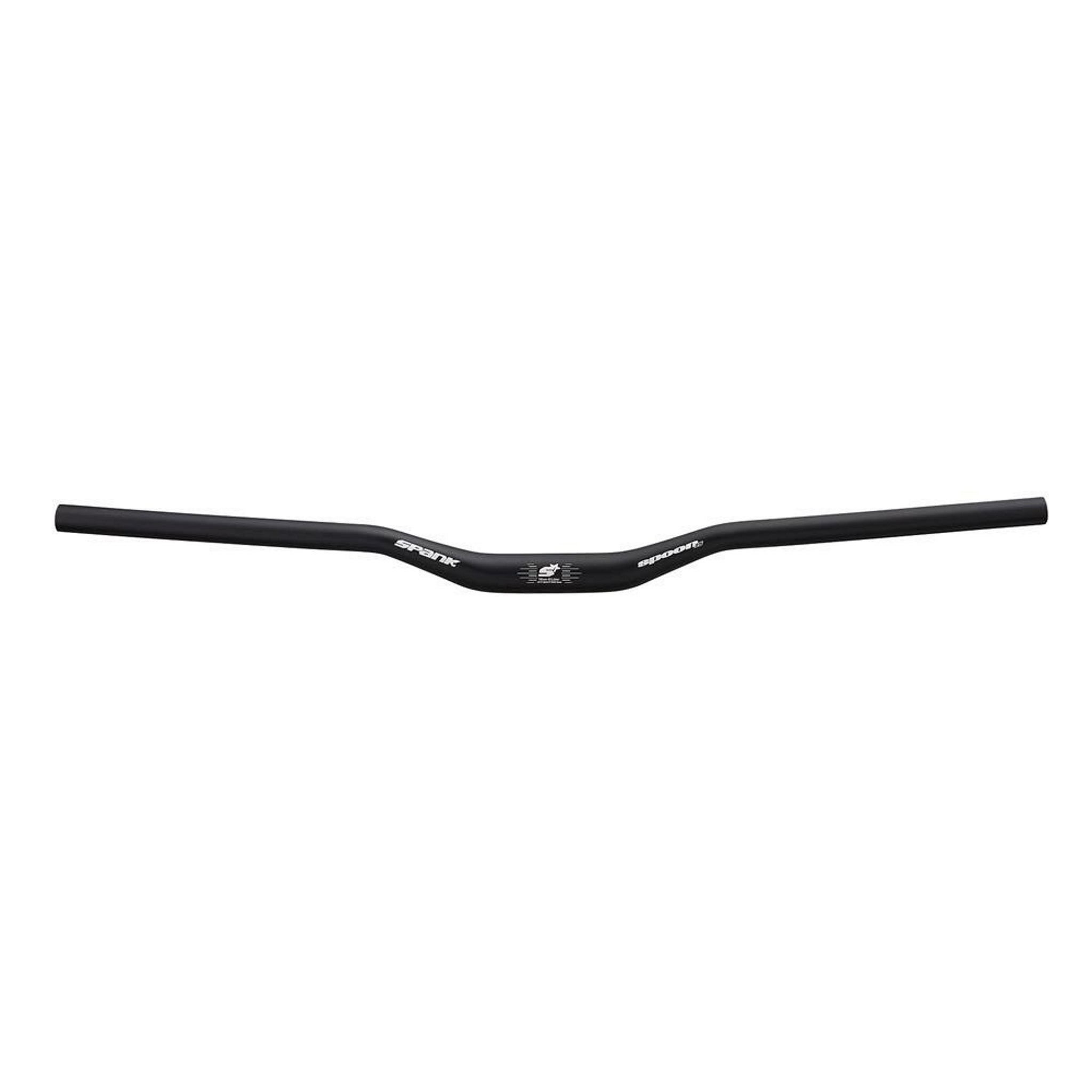 SPANK Black Spoon Mountain Bike Handlebar with 60mm Rise for Enhanced Riding Experience