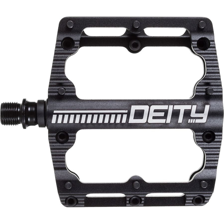Deity Black Kat Bicycle Platform Pedals in Sleek Black Color