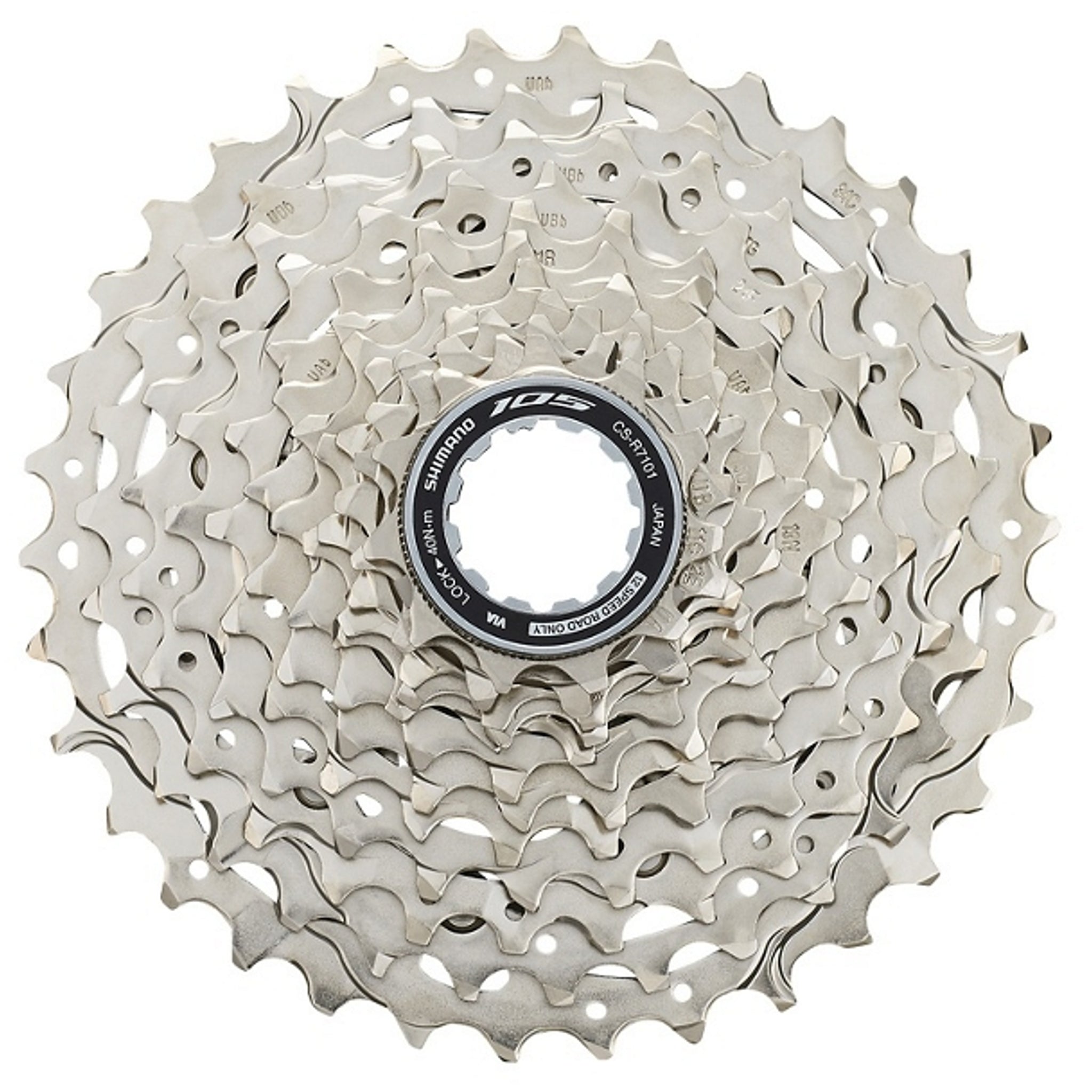Shimano 105 CS - R7100 Lightweight 12 - Speed 11 - 34T Cassette for Smooth Shifting