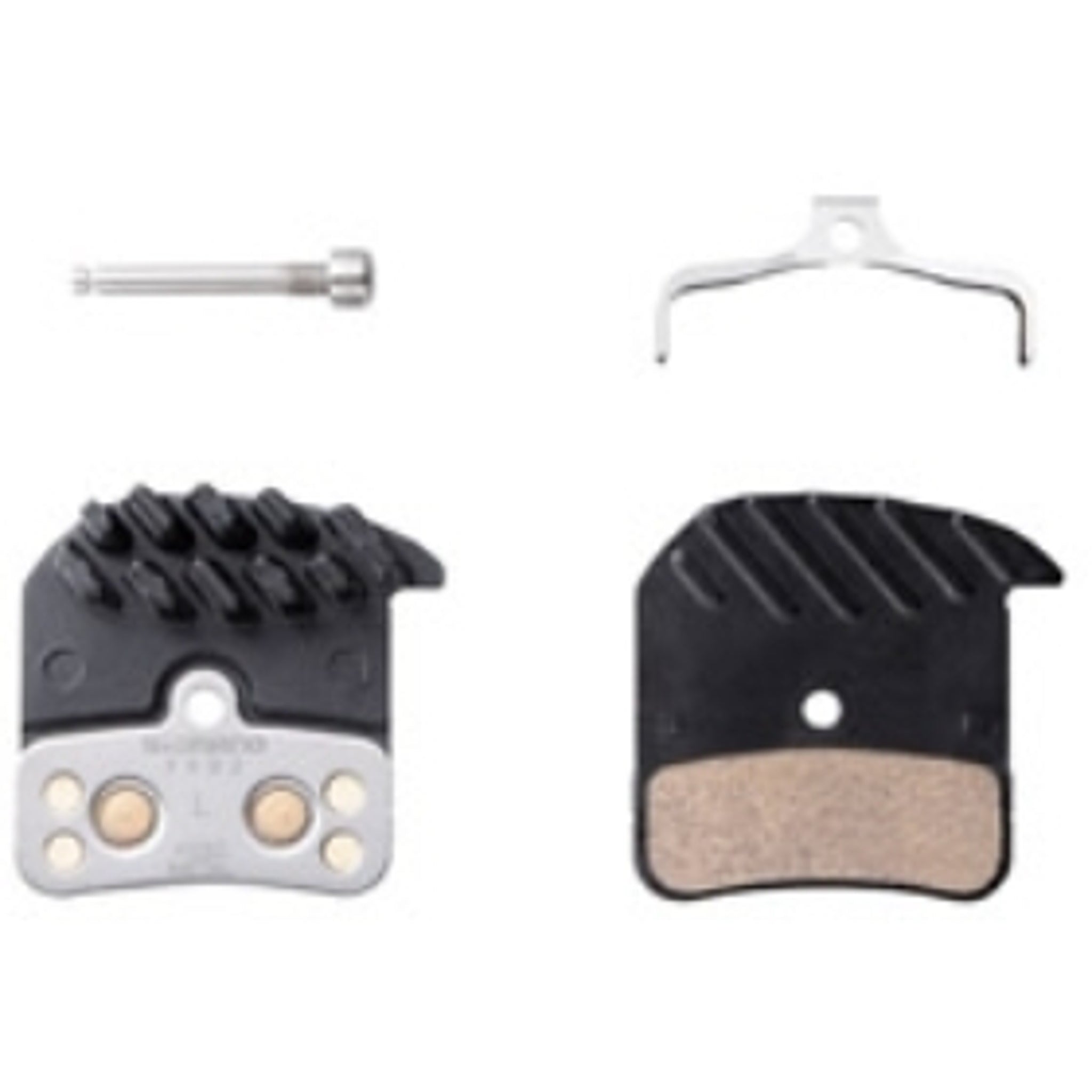 Shimano BR - M820 Durable Metal Brake Pads & H03C Spring with Heat - Dissipating Fin