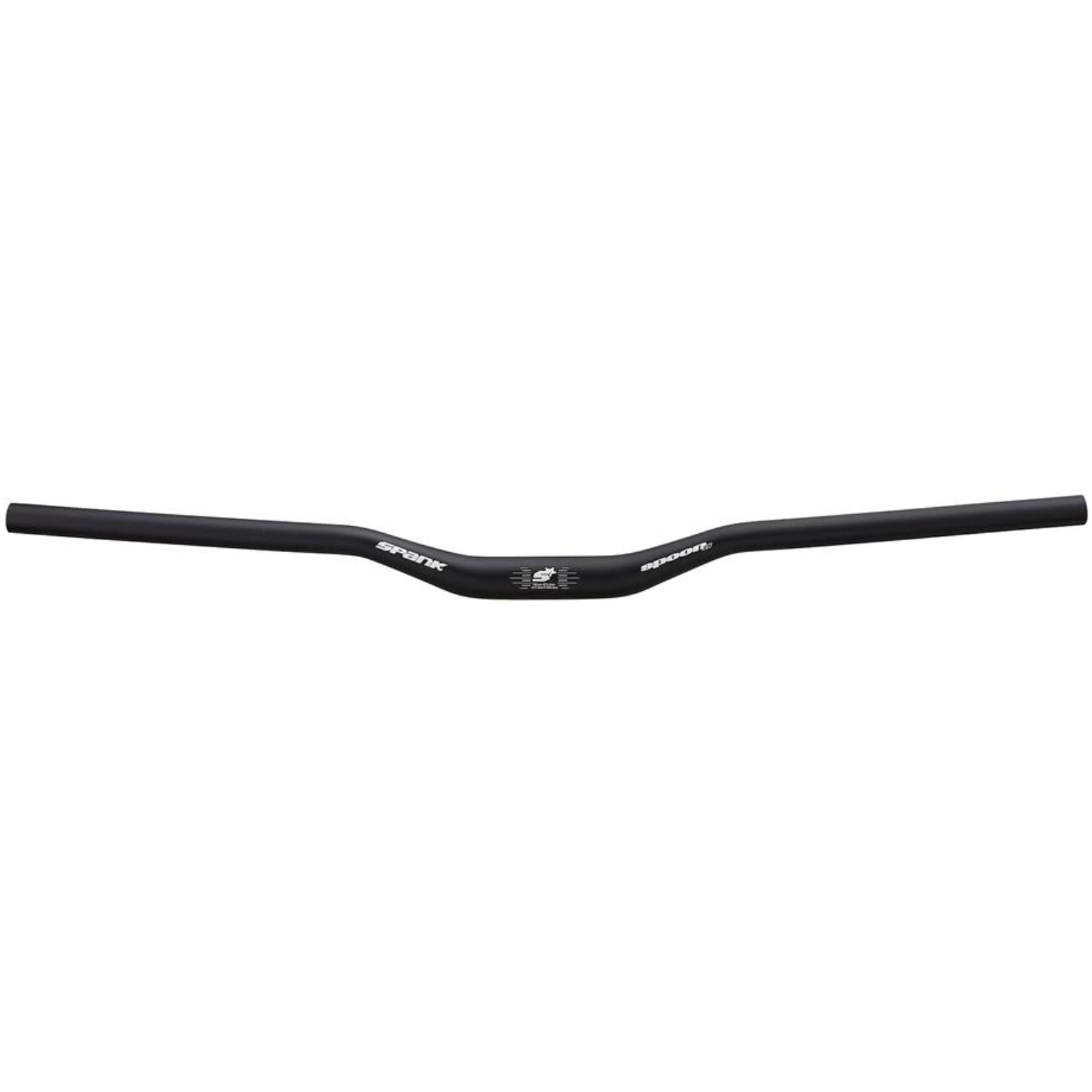 Black Spank Spoon 25mm Rise Handlebar for Enhanced Mountain Biking