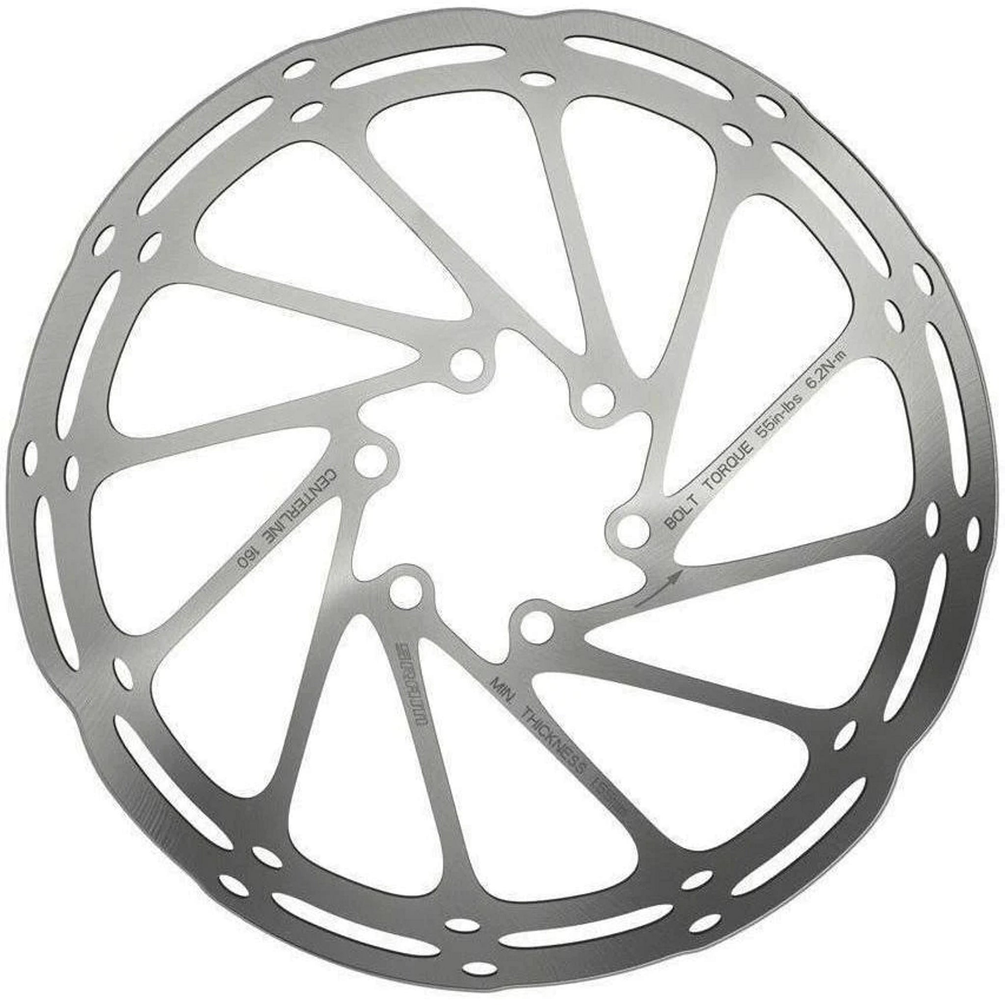 SRAM ROTOR CENTRELINE Brake Disc - 200MM, 00.5018.037.015 - Ideal for Road and Mountain Bikes