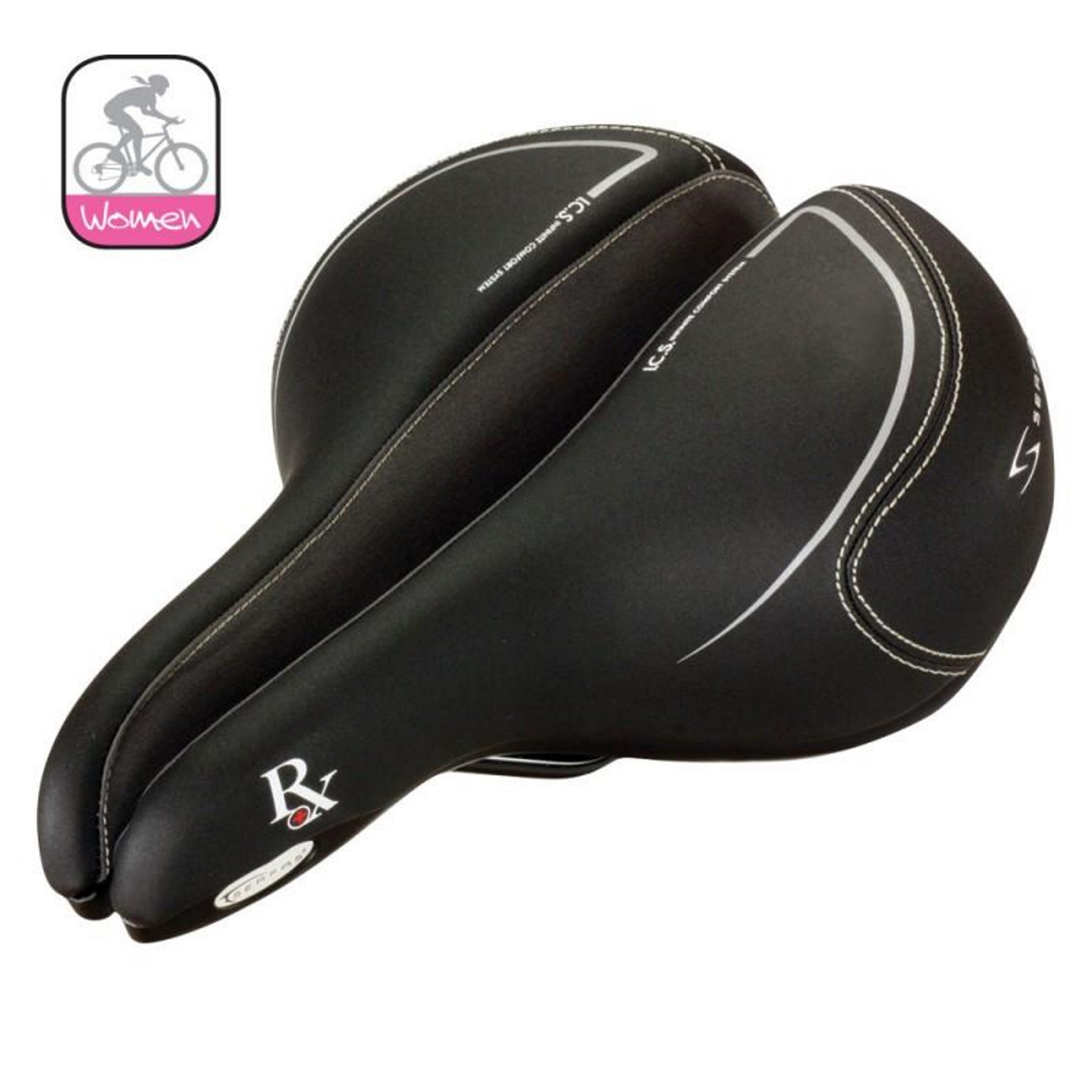 Serfas Comfortable Women's RX Bicycle Saddle for Enhanced Riding Experience