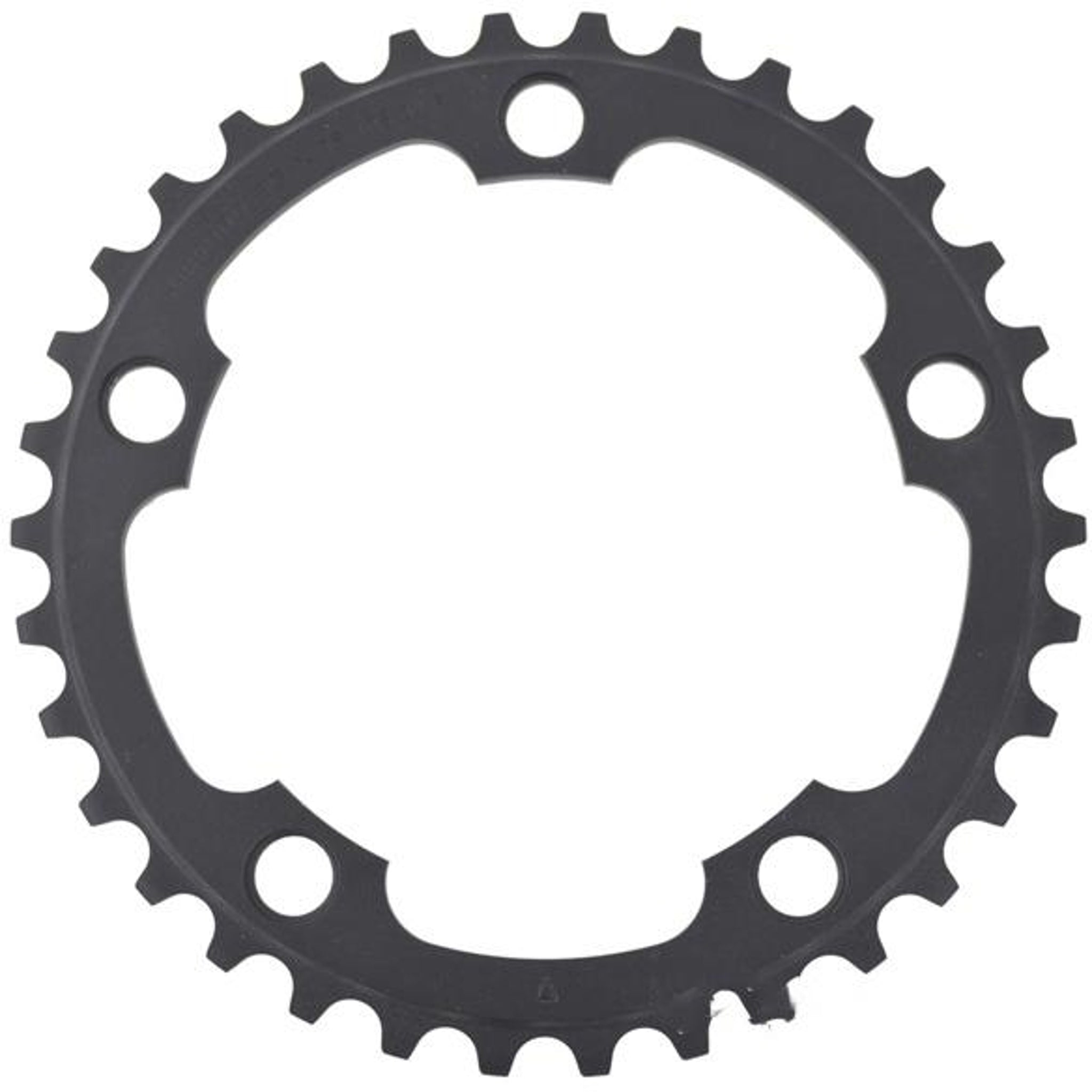 Shimano 105 FC - 5750 34 - Tooth Black Front Chainring for Bicycle Drivetrain