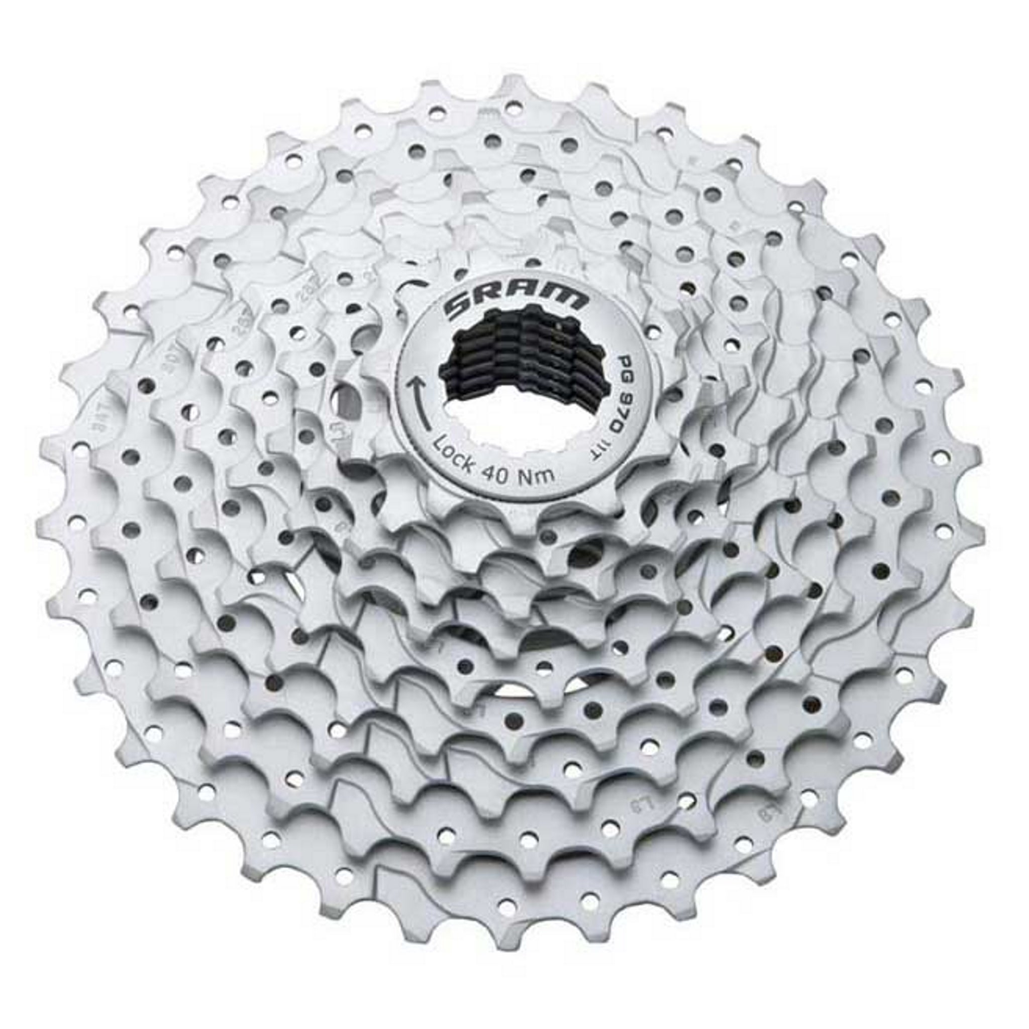SRAM 9-Speed PG-970 Cassette 11-34T for Lightweight & Precise Shifting