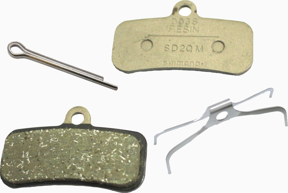 Shimano Saint BR - M820 D03S High - Quality Resin Disc Brake Pads with Spring