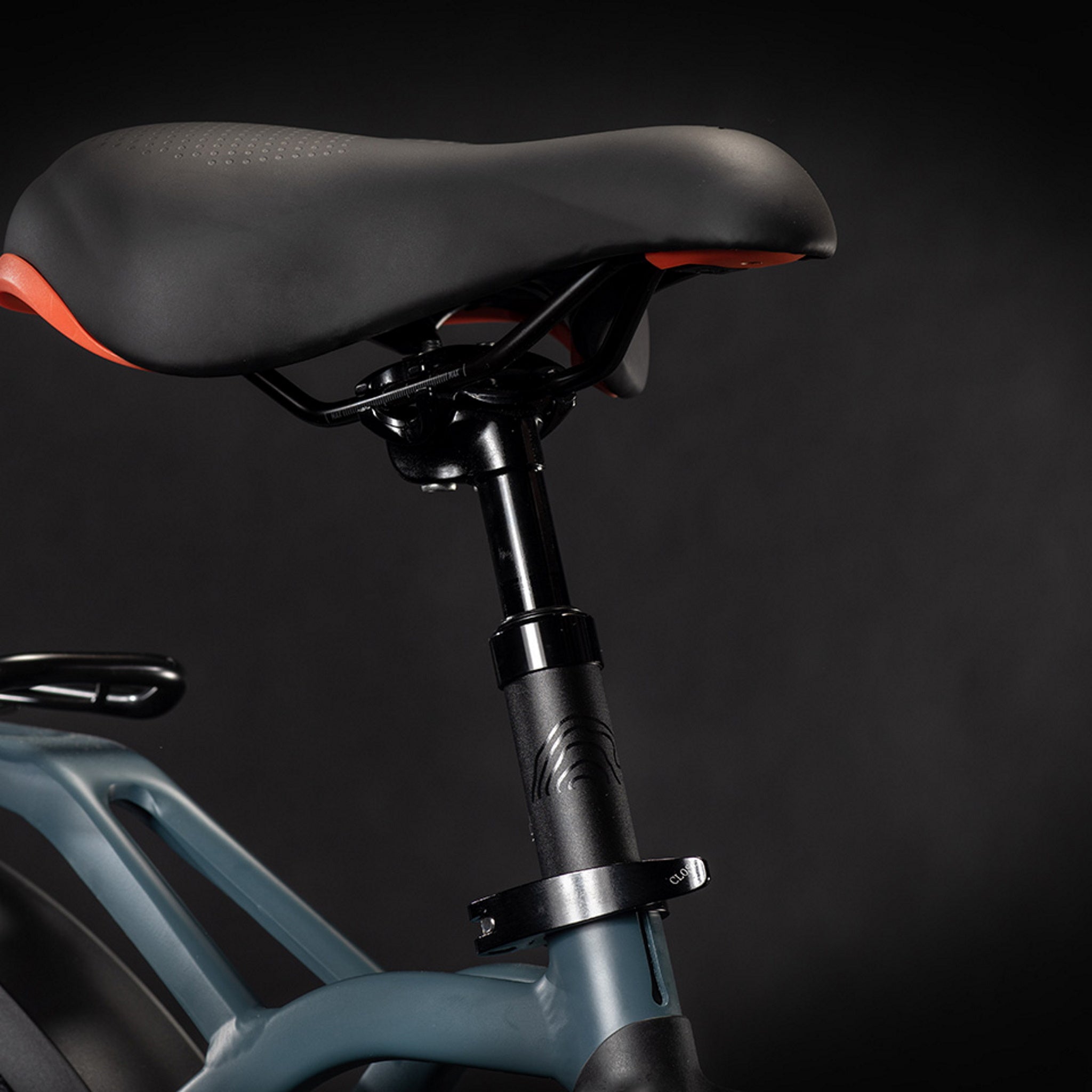 Cube Urban Electric Hybrid Sports Pro Bike with 500wh Battery in Blue and Red for Easy Entry and Comfortable Riding