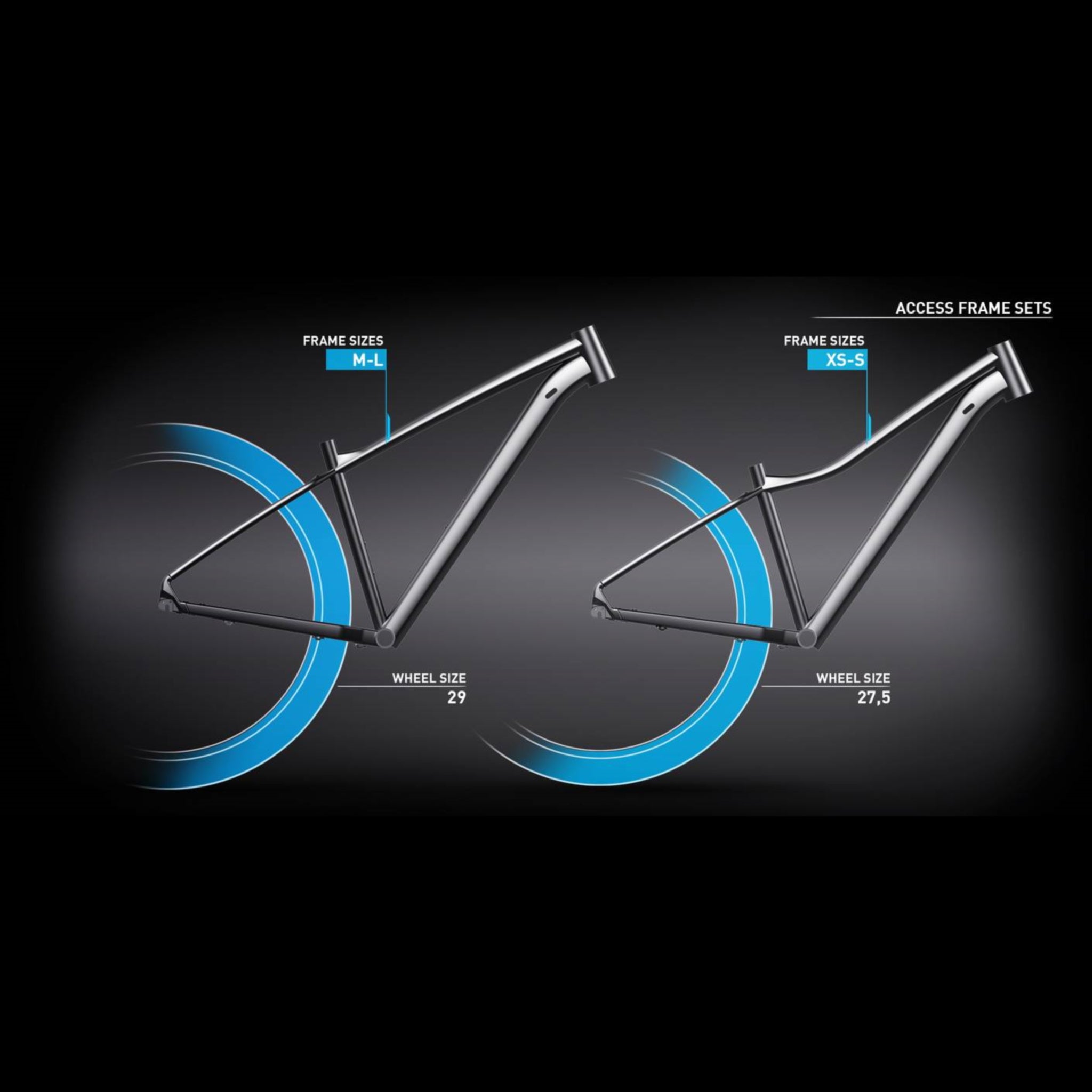 Cube Access WS Women's Black 'n' Blue Hardtail MTB for All Rides