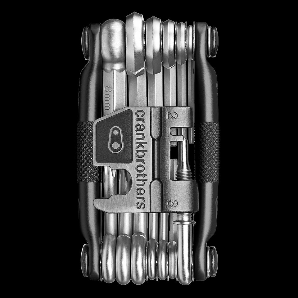 Matte Black Crankbrothers Multi-Purpose 19-Function Bike Tool
