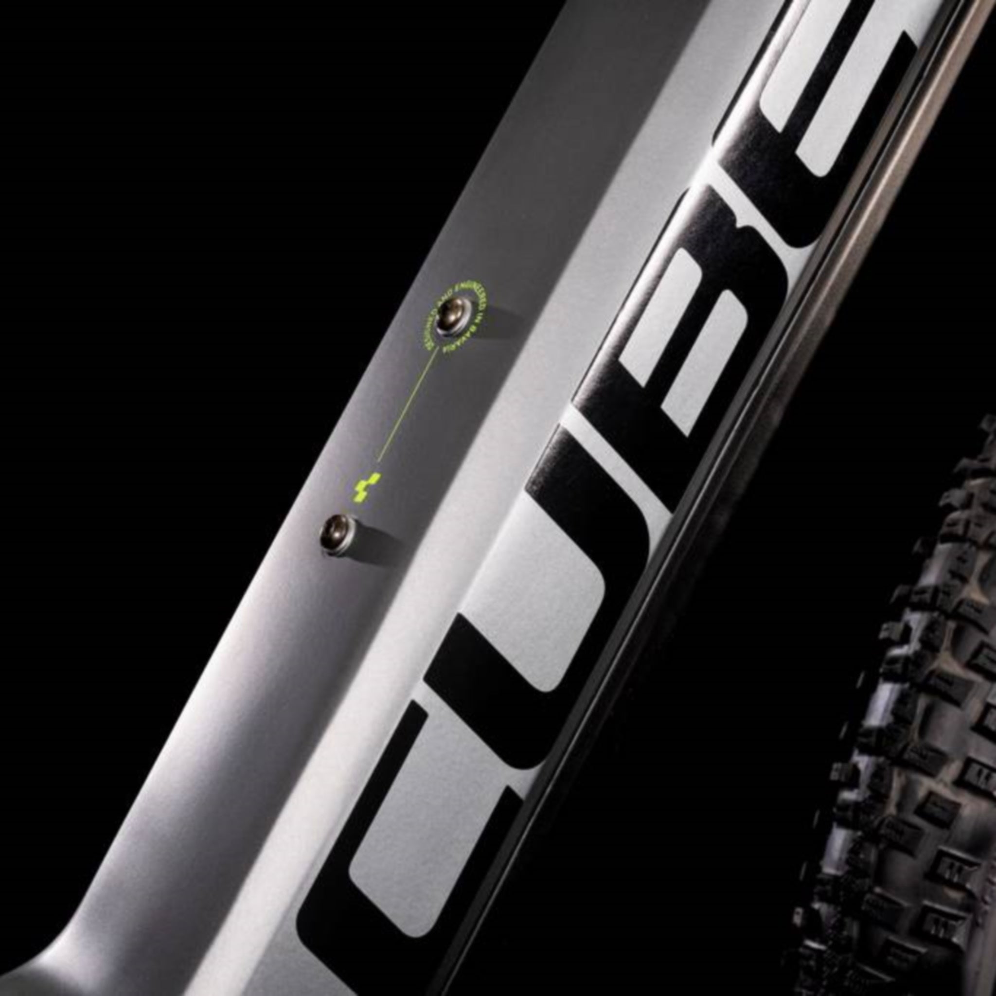 Cube Reaction Hybrid Pro Electric MTB in Flash Grey & Green with 625Wh Battery