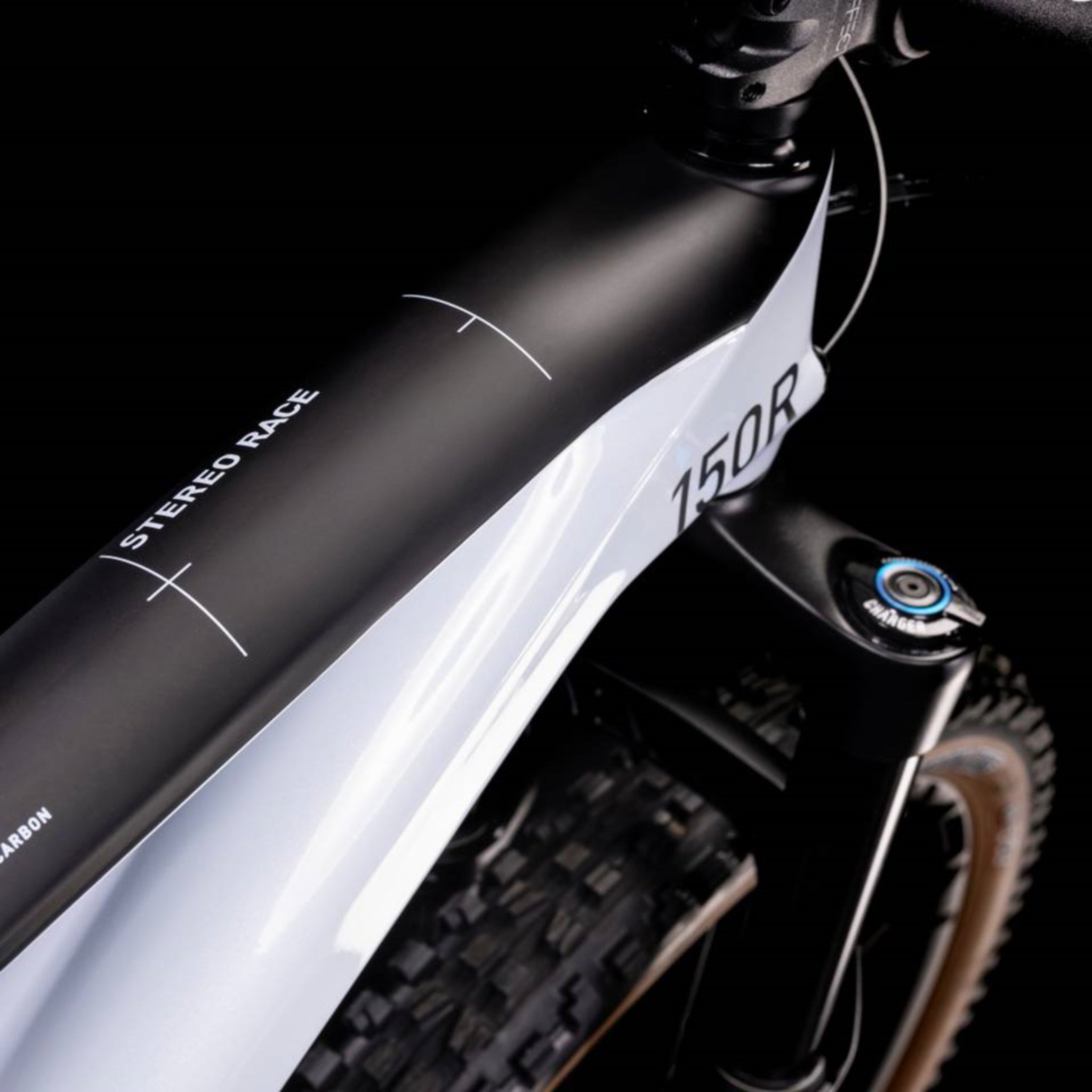 Cube Stereo 150 C:62 Race Enduro Mountain Bike in Stunning Flash White and Carbon Finish