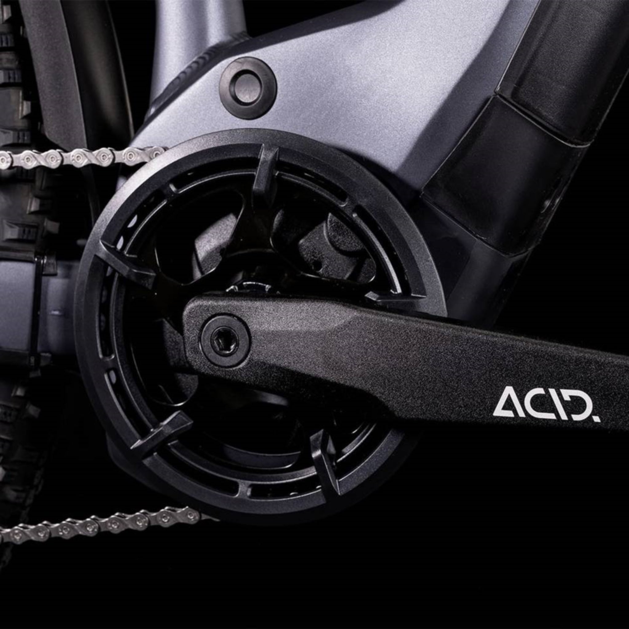 Cube Reaction Hybrid Performance 500 Allroad Metallic Grey and White Trapeze Electric Bicycle with 504Wh Battery