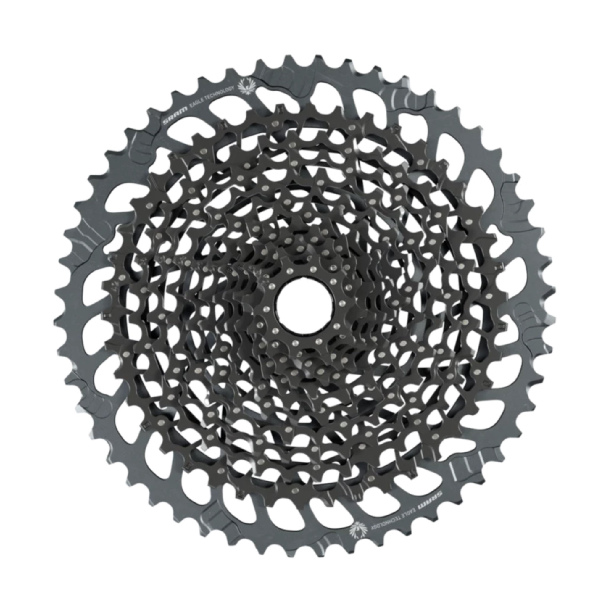 Black SRAM Eagle XG-1275 10-52T Cassette for Bicycles