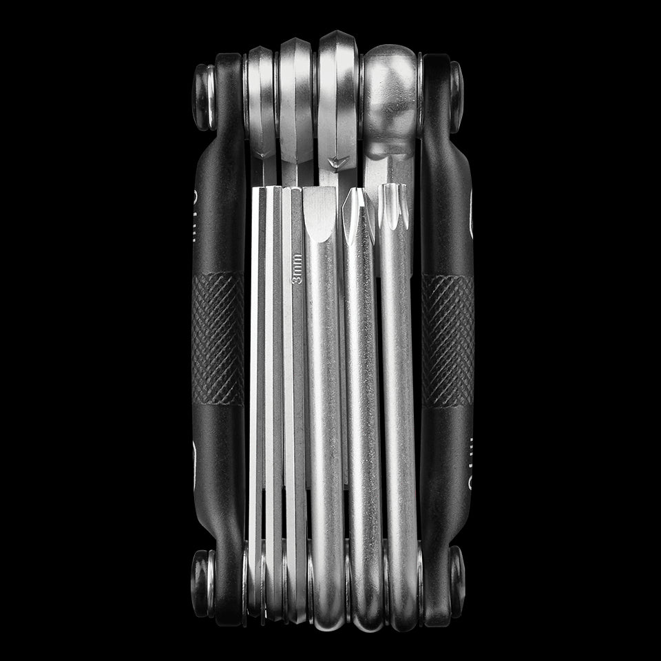 Matte Black Crankbrothers Multi - Purpose 10 - in - 1 Compact Tool