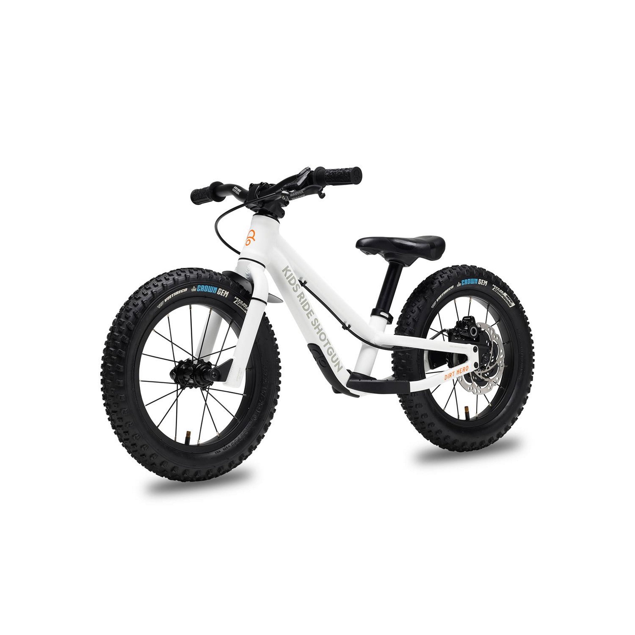 Shotgun 14-Inch Dirt Hero Off-Road Kids' Balance Bike Equipped with Hydraulic Disc Brake