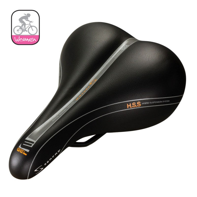 Serfas E-Gel Dual Density Saddle Specially Designed for Women Riders