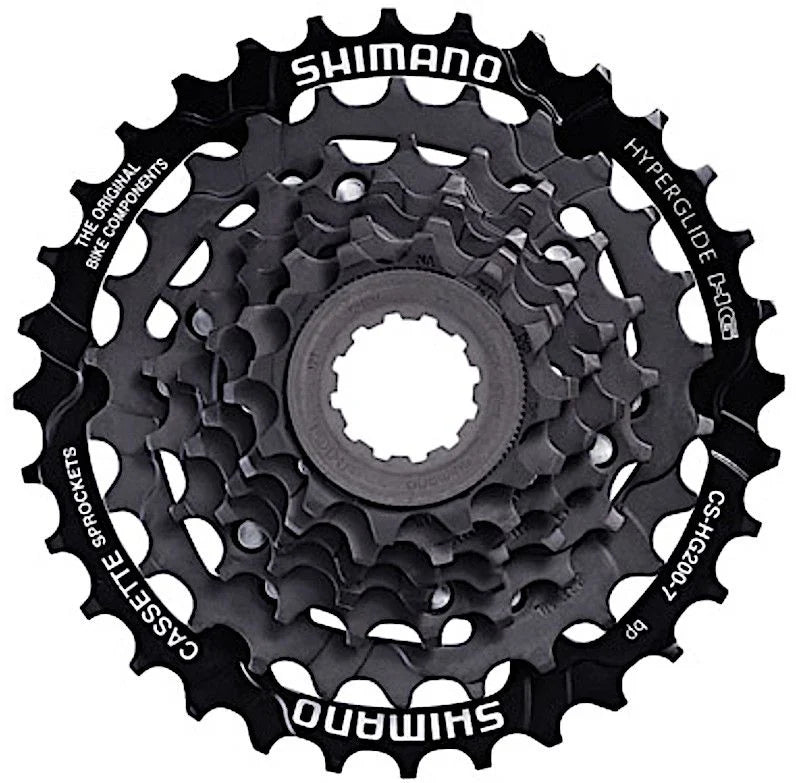 Shimano Altus 7-Speed Mountain Bike Cassette in Grey Color with 12-32T Sprocket Range