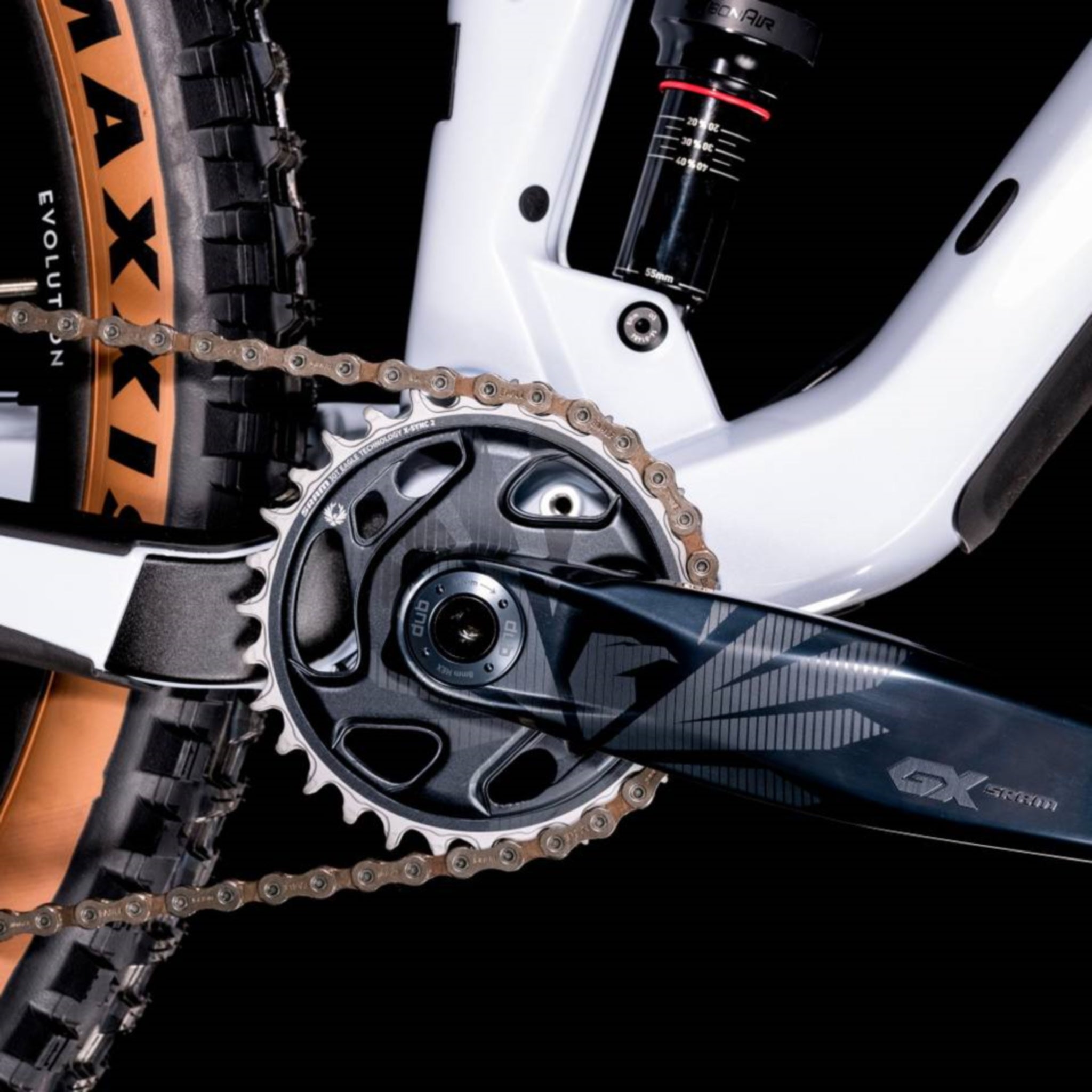 Cube Stereo 150 C:62 Race Enduro Mountain Bike in Stunning Flash White and Carbon Finish