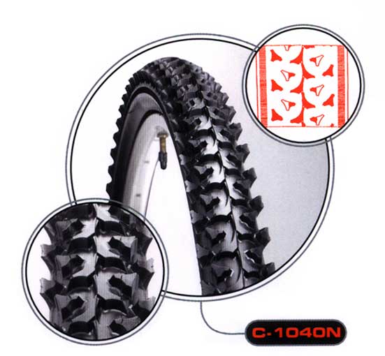 CST C-1040 All-Terrain Black Tyre with Size 24 x 1.95